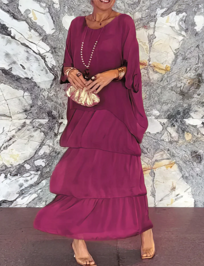 Chiara | Abito Maxi Fluido – Eleganza Senza Sforzo