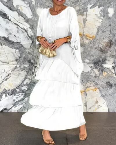 Chiara | Abito Maxi Fluido – Eleganza Senza Sforzo