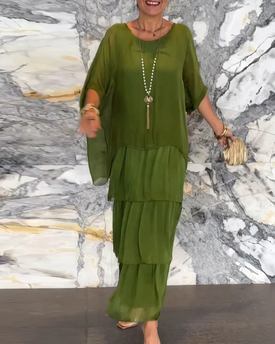 Chiara | Abito Maxi Fluido – Eleganza Senza Sforzo