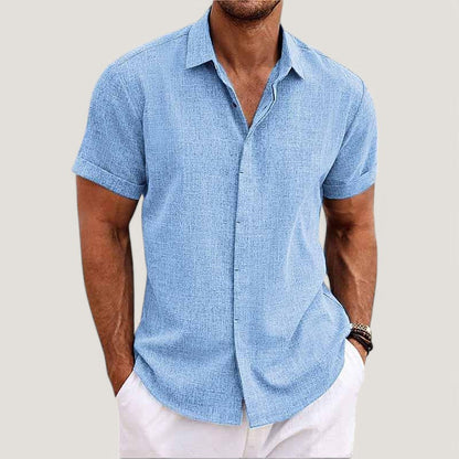 Strazoro | Men's Linen Shirt | Short Sleeves | Lightweight