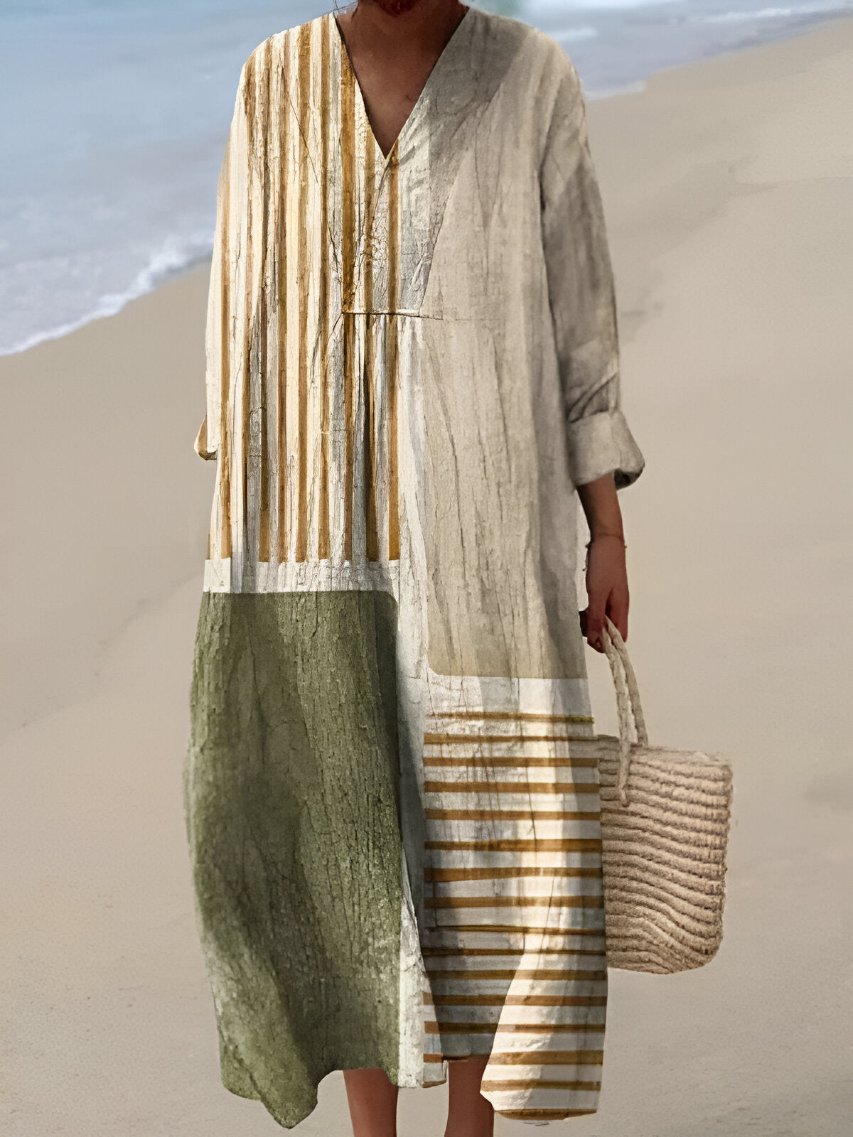 Deborah | Elegant Geometric Dress