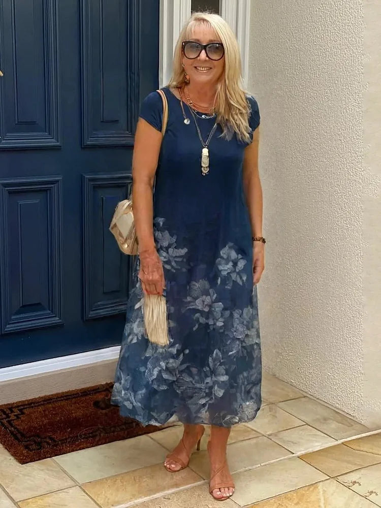 Camille – Robe Midi Décontractée