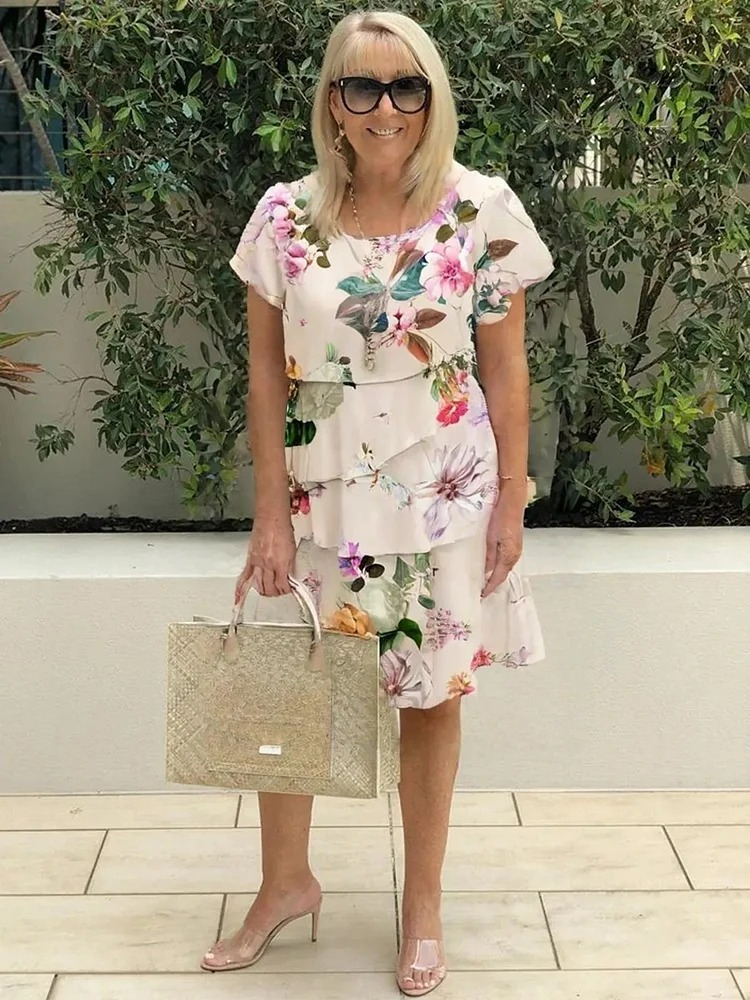 Karen – Elegant Floral Maxi Dress
