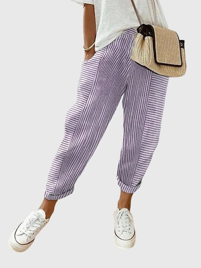 Maria - Striped Pants
