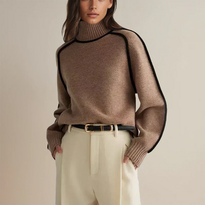 Juliette™ | Pull Chic à Col Roulé