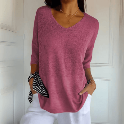 Anna | Gebreide V-hals top