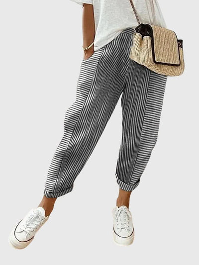 Maria - Striped Pants