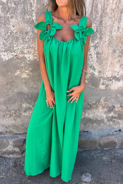 Margaux – Robe Maxi Décontractée Sans Manches