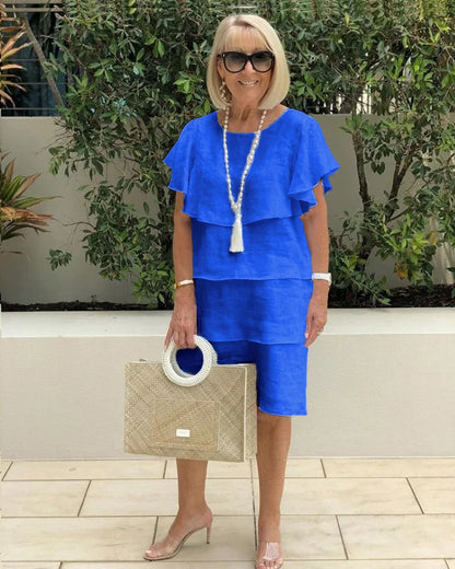 Juliette – Robe Élégante en Mousseline de Soie