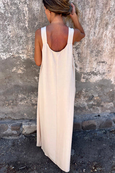 Margaux – Robe Maxi Décontractée Sans Manches