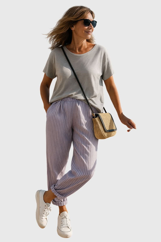 Maria - Striped Pants