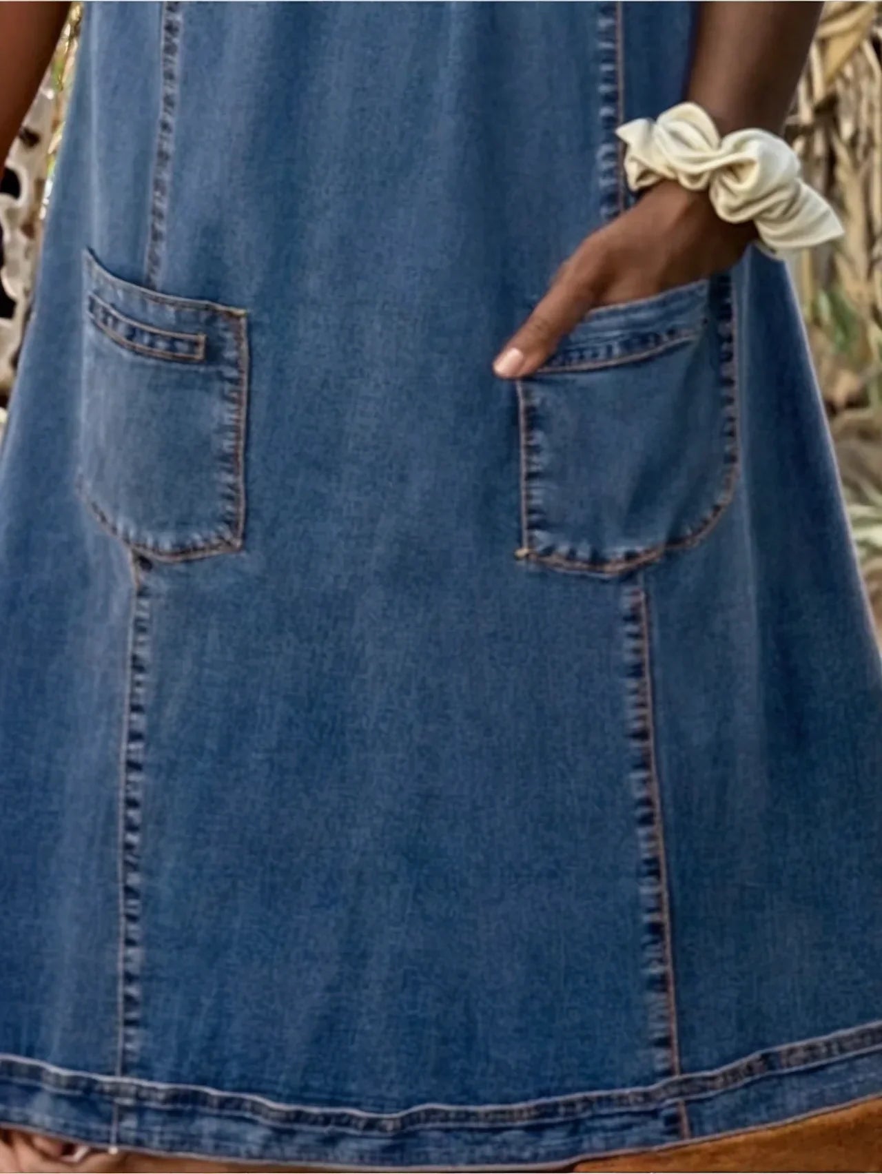 Mathea | Myk Denim Kjole