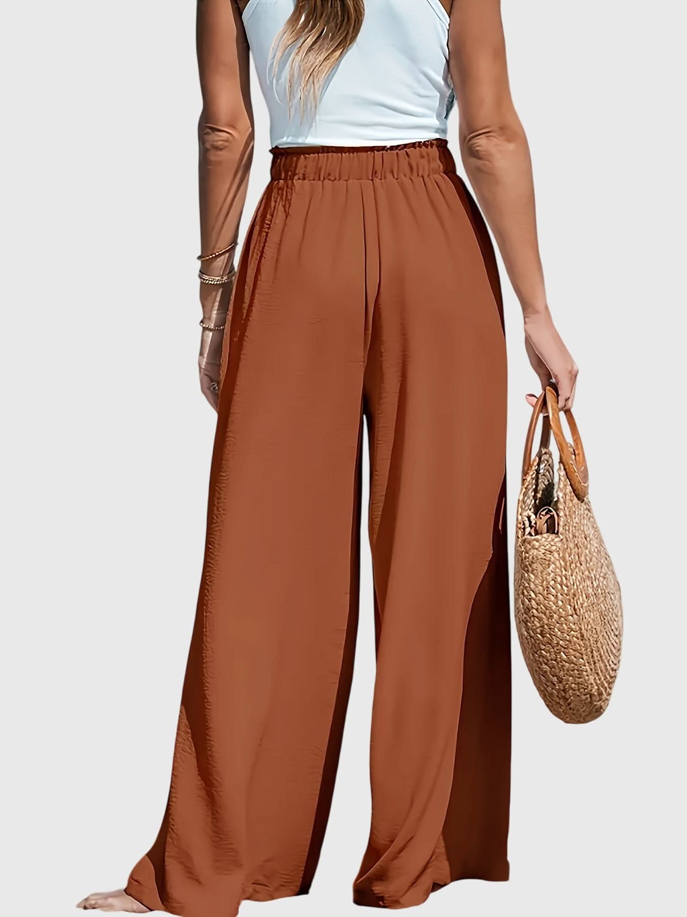 Seraphina | Elegant High-Waisted Wide-Leg Pants