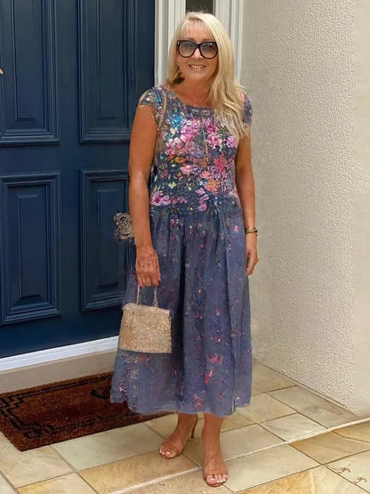 Camille – Robe Midi Décontractée