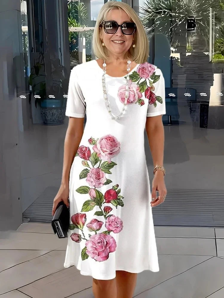 Juliette – Robe Féminine à Motif Intemporel
