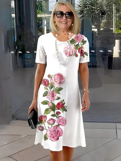 Juliette – Robe Féminine à Motif Intemporel