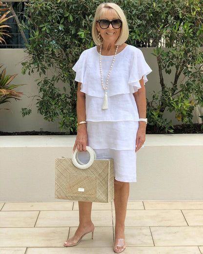 Juliette – Robe Élégante en Mousseline de Soie