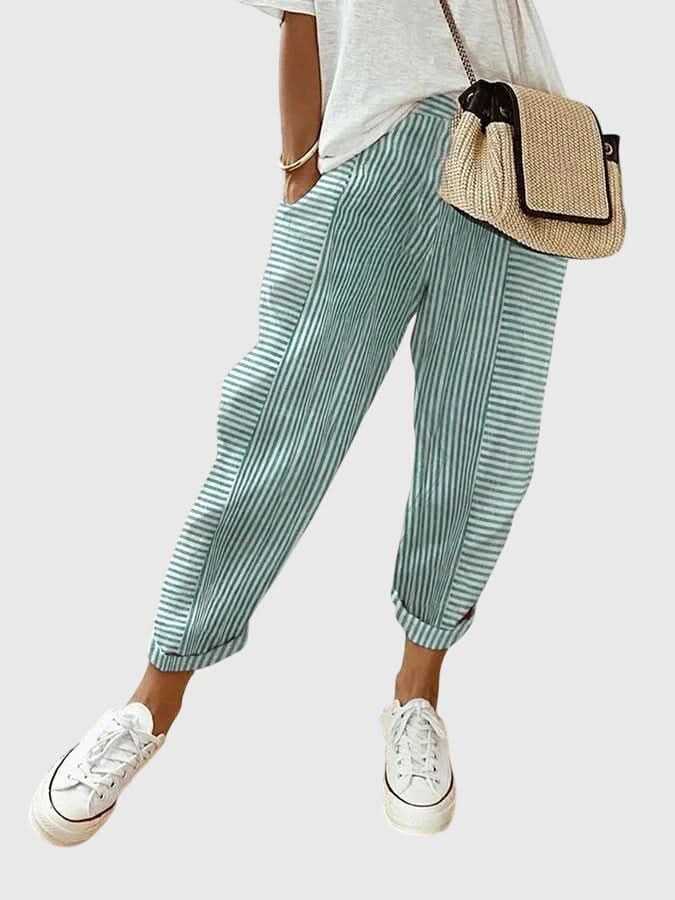 Maria - Striped Pants