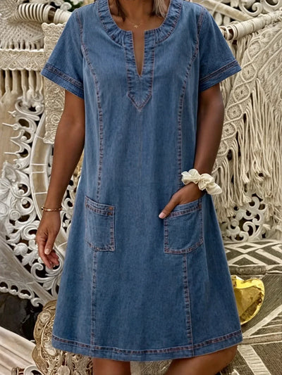 Mathea | Myk Denim Kjole