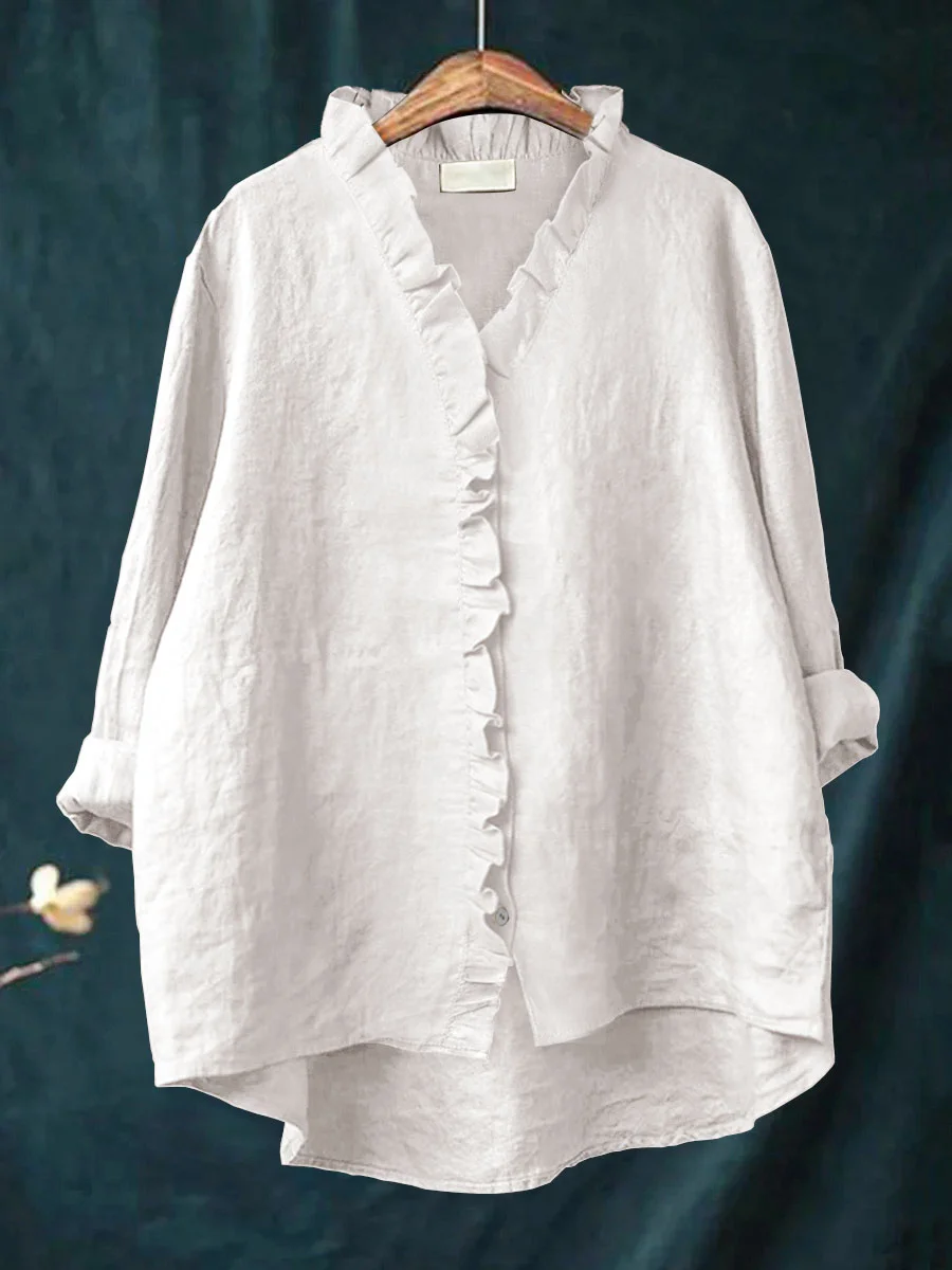 Susan | Ruffled Shirt