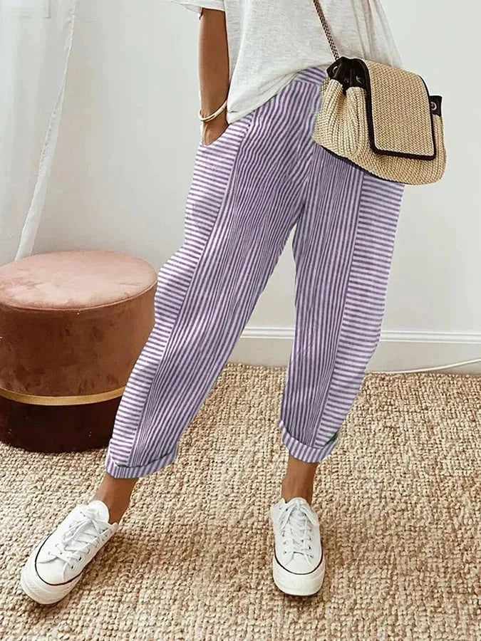 Cheryl - Striped Pants