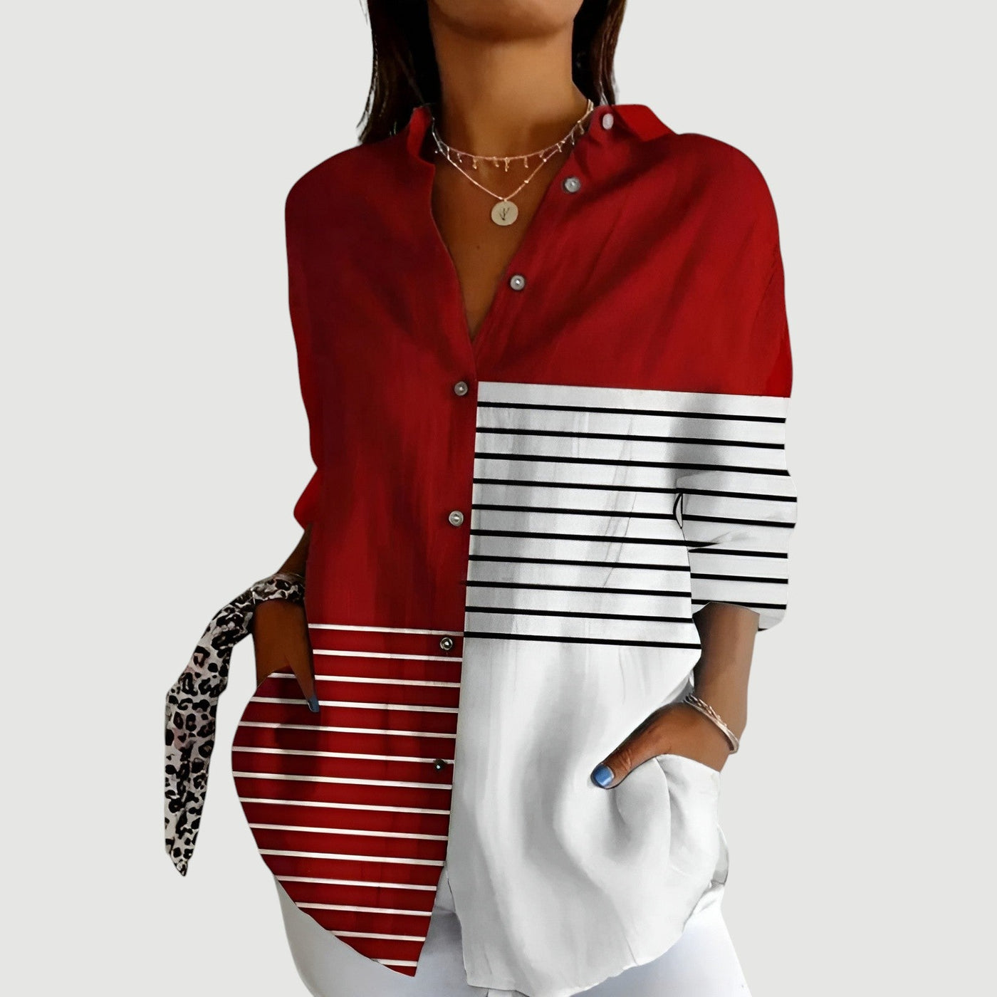 Fenja™ | Bluse med fargerikt design