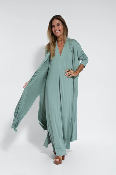 Isabella – Abito lungo ed elegante con scollo a V