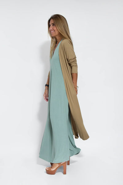 Isabella – Abito lungo ed elegante con scollo a V