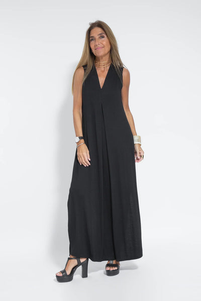 Isabella – Abito lungo ed elegante con scollo a V
