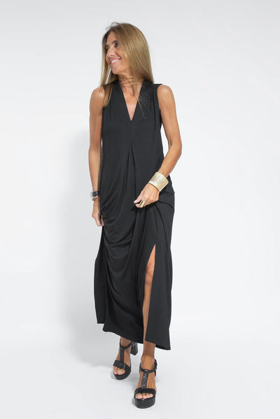 Isabella – Abito lungo ed elegante con scollo a V
