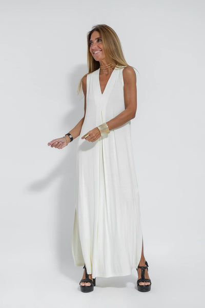 Isabella – Abito lungo ed elegante con scollo a V