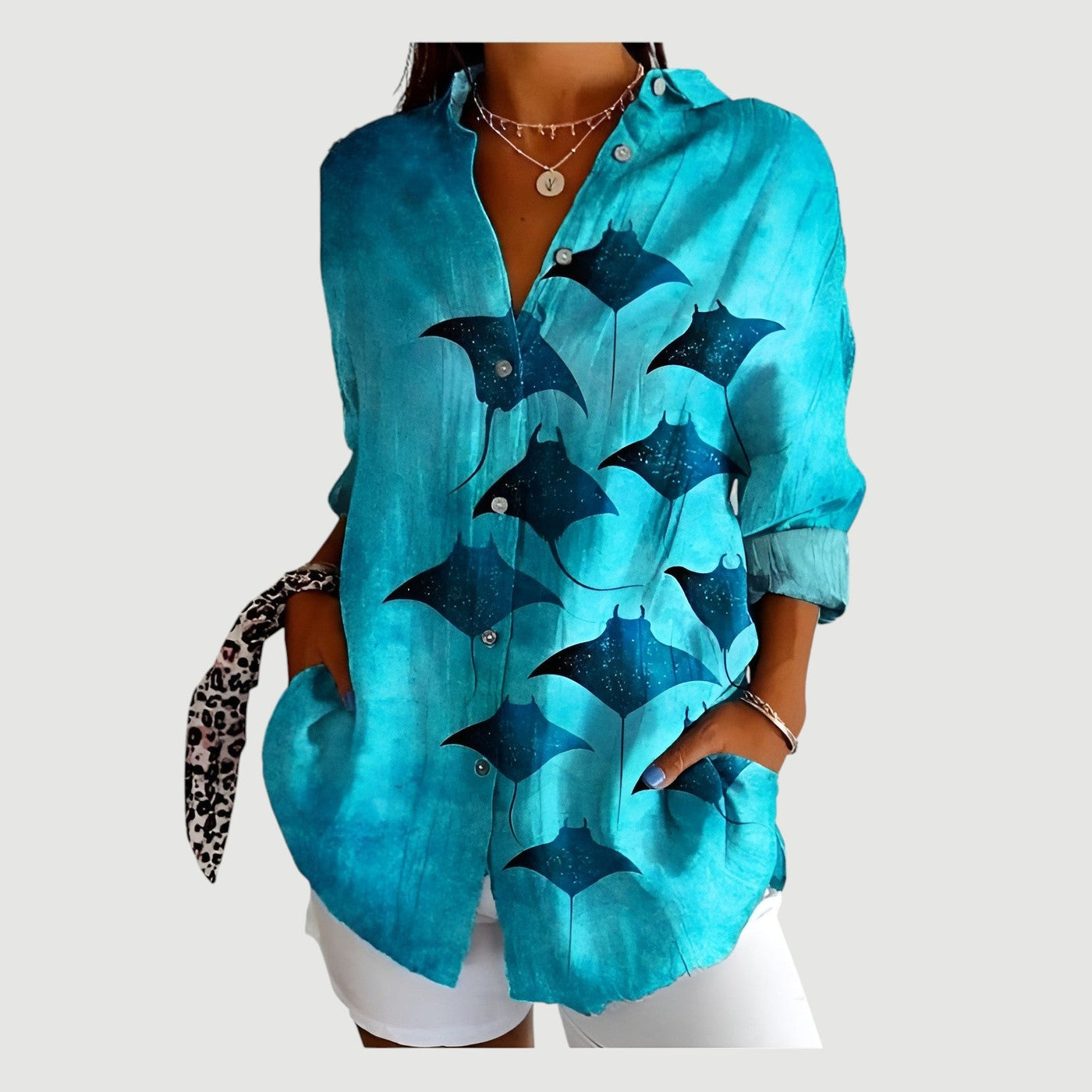 Yrsa™ | Bluse med fargerikt design