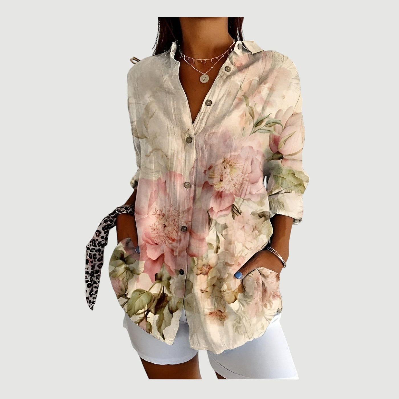 Selma™ | Bluse med fargerikt design