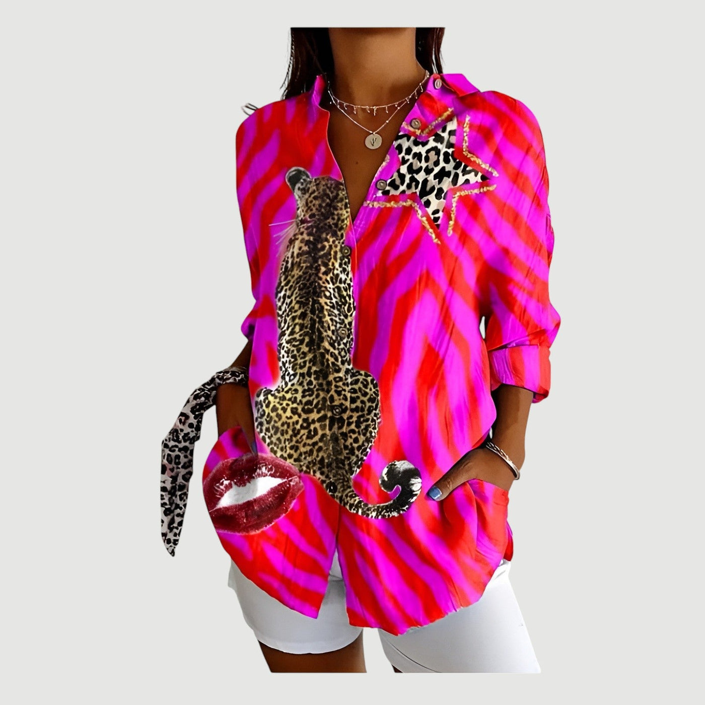 Asta™ | Bluse med fargerikt design